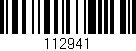 Código de barras (EAN, GTIN, SKU, ISBN): '112941'