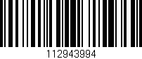 Código de barras (EAN, GTIN, SKU, ISBN): '112943994'
