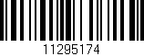 Código de barras (EAN, GTIN, SKU, ISBN): '11295174'