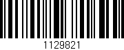 Código de barras (EAN, GTIN, SKU, ISBN): '1129821'