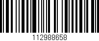 Código de barras (EAN, GTIN, SKU, ISBN): '112988658'