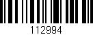 Código de barras (EAN, GTIN, SKU, ISBN): '112994'