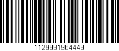 Código de barras (EAN, GTIN, SKU, ISBN): '1129991964449'