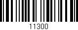 Código de barras (EAN, GTIN, SKU, ISBN): '11300'