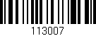 Código de barras (EAN, GTIN, SKU, ISBN): '113007'