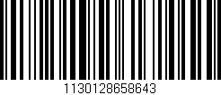 Código de barras (EAN, GTIN, SKU, ISBN): '1130128658643'
