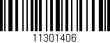 Código de barras (EAN, GTIN, SKU, ISBN): '11301406'