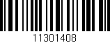 Código de barras (EAN, GTIN, SKU, ISBN): '11301408'
