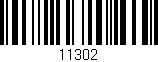 Código de barras (EAN, GTIN, SKU, ISBN): '11302'