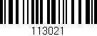 Código de barras (EAN, GTIN, SKU, ISBN): '113021'