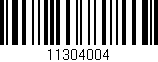 Código de barras (EAN, GTIN, SKU, ISBN): '11304004'