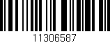 Código de barras (EAN, GTIN, SKU, ISBN): '11306587'