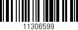 Código de barras (EAN, GTIN, SKU, ISBN): '11306599'