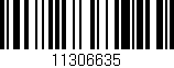 Código de barras (EAN, GTIN, SKU, ISBN): '11306635'