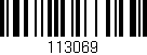 Código de barras (EAN, GTIN, SKU, ISBN): '113069'