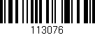 Código de barras (EAN, GTIN, SKU, ISBN): '113076'