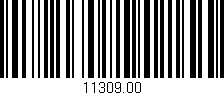 Código de barras (EAN, GTIN, SKU, ISBN): '11309.00'