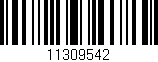 Código de barras (EAN, GTIN, SKU, ISBN): '11309542'