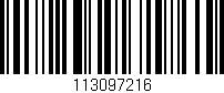 Código de barras (EAN, GTIN, SKU, ISBN): '113097216'