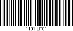 Código de barras (EAN, GTIN, SKU, ISBN): '1131-LP01'