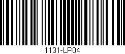 Código de barras (EAN, GTIN, SKU, ISBN): '1131-LP04'