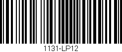 Código de barras (EAN, GTIN, SKU, ISBN): '1131-LP12'