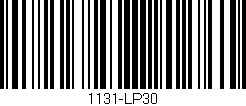 Código de barras (EAN, GTIN, SKU, ISBN): '1131-LP30'