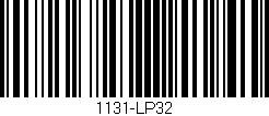 Código de barras (EAN, GTIN, SKU, ISBN): '1131-LP32'
