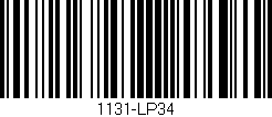 Código de barras (EAN, GTIN, SKU, ISBN): '1131-LP34'