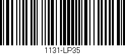 Código de barras (EAN, GTIN, SKU, ISBN): '1131-LP35'