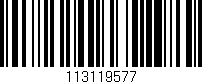 Código de barras (EAN, GTIN, SKU, ISBN): '113119577'