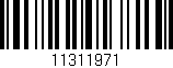 Código de barras (EAN, GTIN, SKU, ISBN): '11311971'