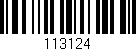 Código de barras (EAN, GTIN, SKU, ISBN): '113124'