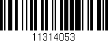 Código de barras (EAN, GTIN, SKU, ISBN): '11314053'