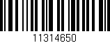 Código de barras (EAN, GTIN, SKU, ISBN): '11314650'