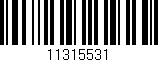 Código de barras (EAN, GTIN, SKU, ISBN): '11315531'