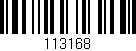 Código de barras (EAN, GTIN, SKU, ISBN): '113168'