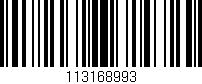 Código de barras (EAN, GTIN, SKU, ISBN): '113168993'