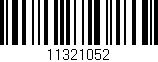 Código de barras (EAN, GTIN, SKU, ISBN): '11321052'