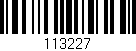 Código de barras (EAN, GTIN, SKU, ISBN): '113227'