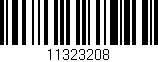 Código de barras (EAN, GTIN, SKU, ISBN): '11323208'