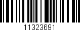 Código de barras (EAN, GTIN, SKU, ISBN): '11323691'