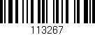 Código de barras (EAN, GTIN, SKU, ISBN): '113267'
