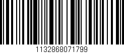 Código de barras (EAN, GTIN, SKU, ISBN): '1132868071799'
