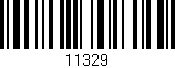 Código de barras (EAN, GTIN, SKU, ISBN): '11329'
