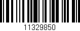 Código de barras (EAN, GTIN, SKU, ISBN): '11329850'