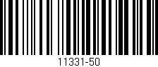 Código de barras (EAN, GTIN, SKU, ISBN): '11331-50'