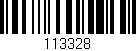 Código de barras (EAN, GTIN, SKU, ISBN): '113328'