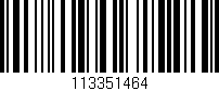Código de barras (EAN, GTIN, SKU, ISBN): '113351464'