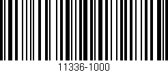 Código de barras (EAN, GTIN, SKU, ISBN): '11336-1000'